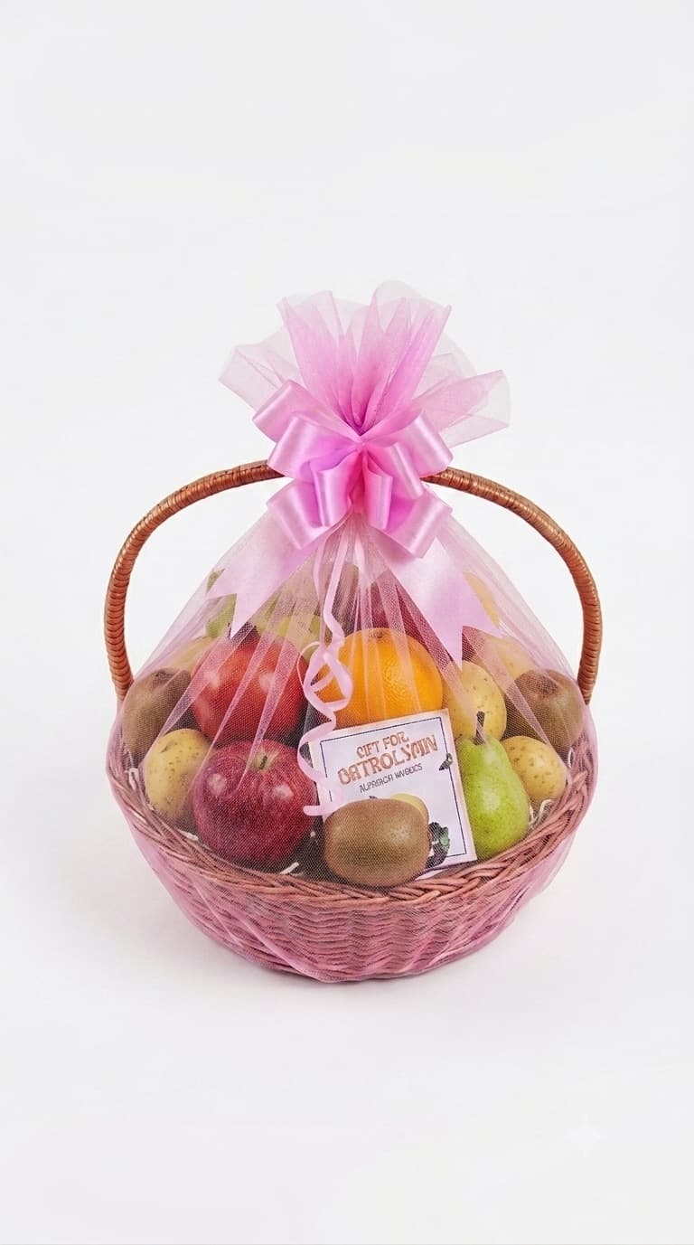 Appreciation Basket — Fresh seasonal fruit + branded card, built for team-wide gifting.