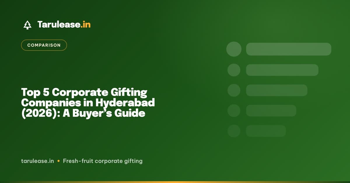 Top 5 Corporate Gifting Companies in Hyderabad (2026): A Buyer's Guide